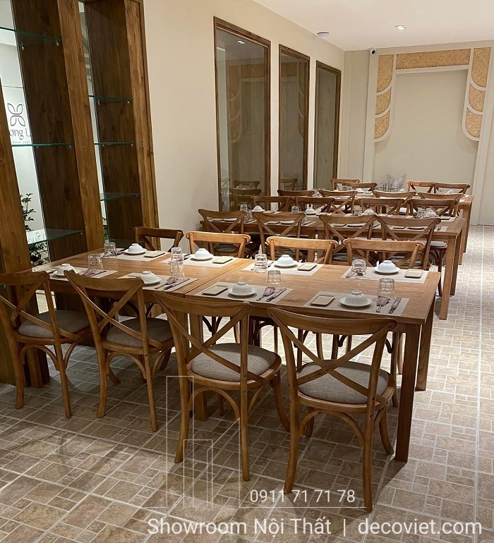 bàn ăn 10 ghế hiện đại