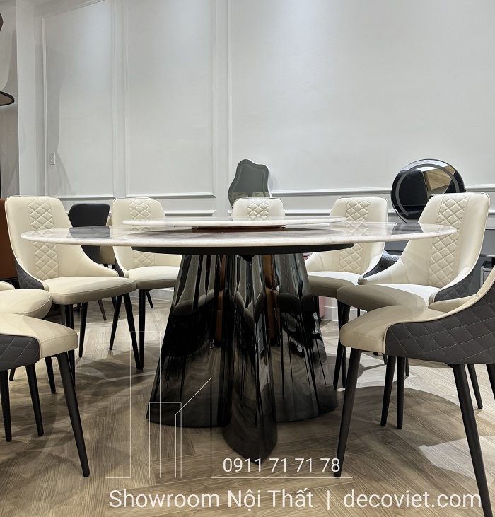 bàn ăn tròn xoay 10 ghế bàn ăn tròn xoay 10 ghế