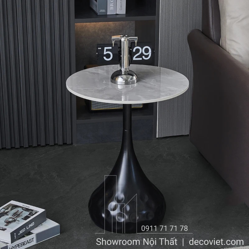 bàn decor mặt đá hiện đại