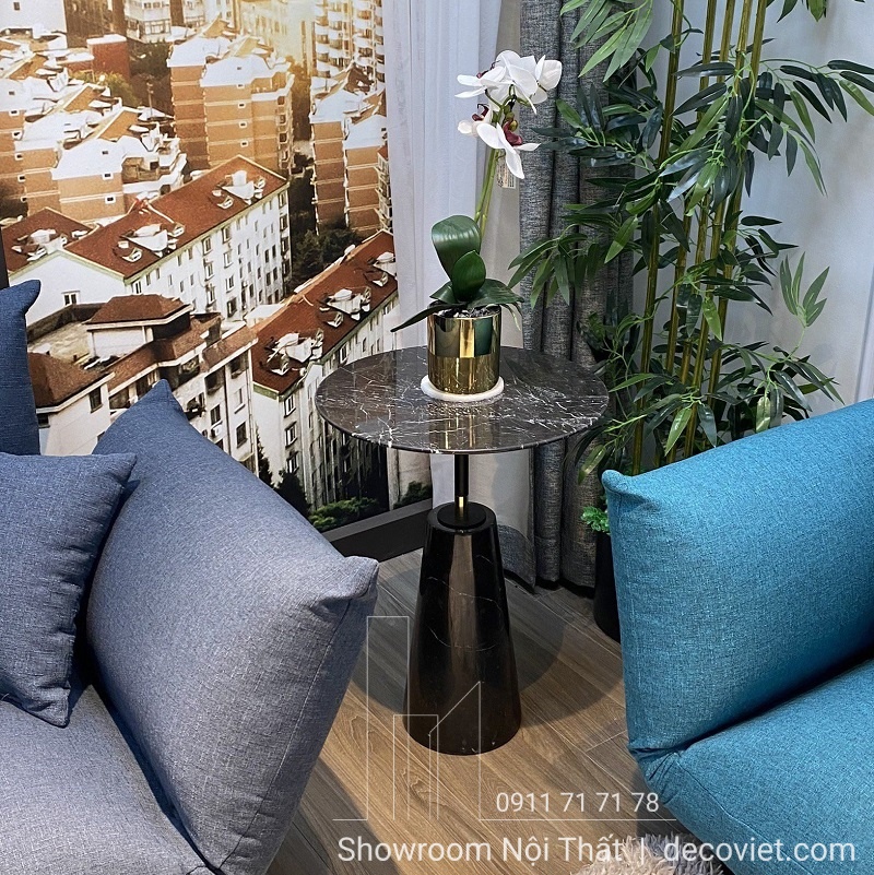 bàn decor mặt đá