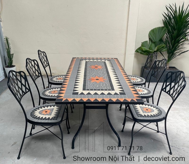 mẫu bàn ghế nhôm đúc sân vườn cao cấp