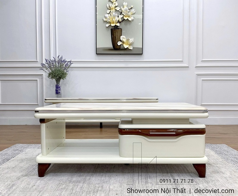 Bàn Trà Sofa Mặt Đá 360S hiện đại, nội thất phòng khách đẳng cấp