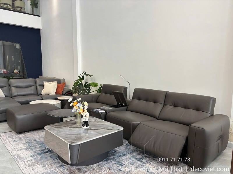 Bàn trà hiện đại mặt đá vân mây sang trọng, bền bỉ