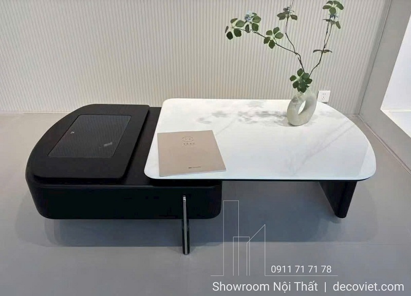 Mẫu bàn trà sofa thông minh nâng hạ tiện lợi cho phòng khách