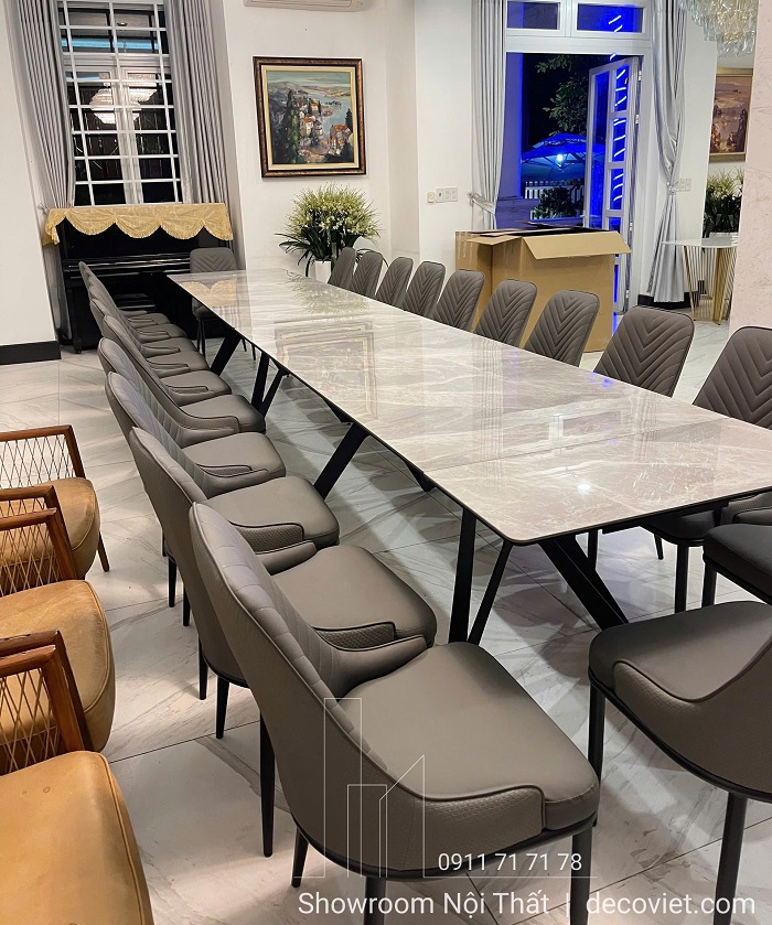 Bộ bàn kéo dài cỡ lớn cho đại gia đình, phòng tiệc lớn
