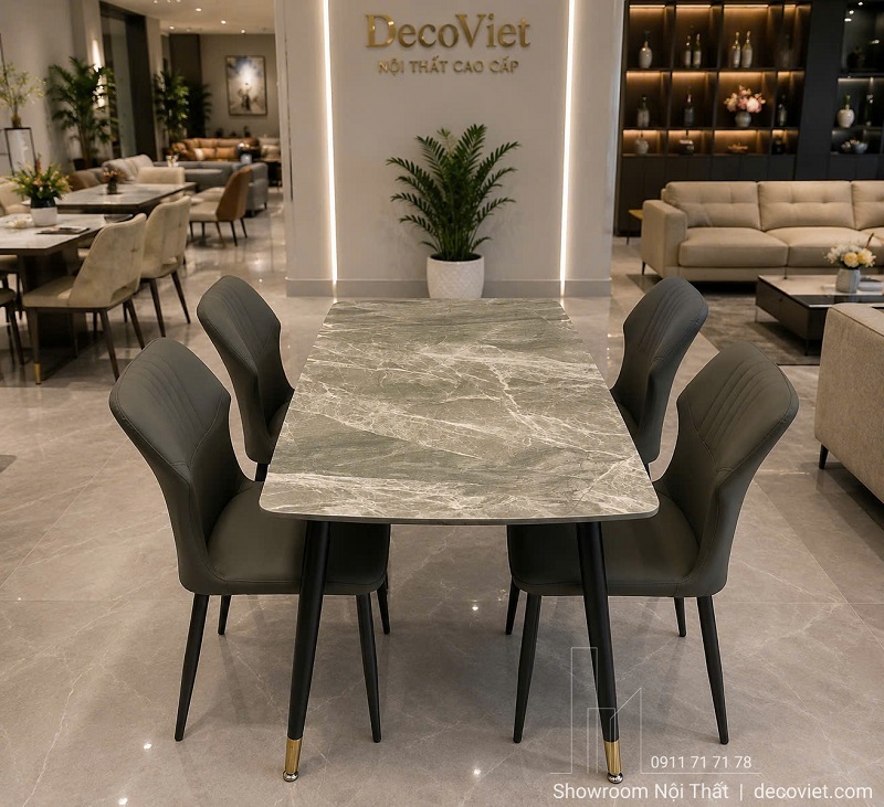 Bộ Bàn Ăn 4 Ghế Giá Rẻ 1734S