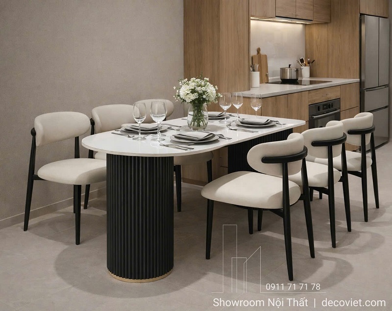 Bộ Bàn Ăn 6 Ghế Hiện Đại 2868S