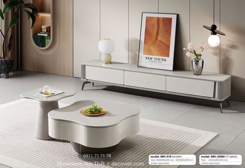 Bộ Đôi Bàn Sofa Nhập Khẩu 75T