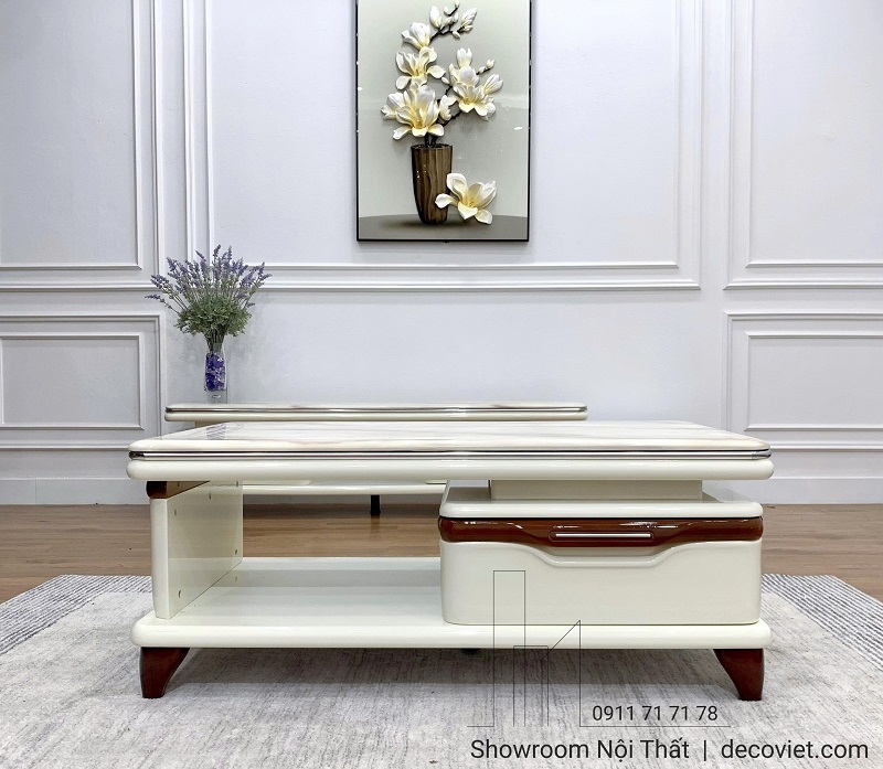 Bàn trà kệ tivi hiện đại 106T giúp không gian phòng khách hài hòa, gọn gàng