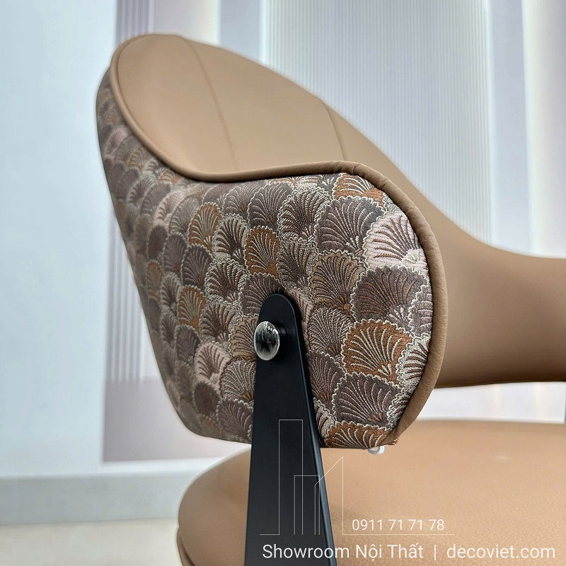 Mẫu ghế ăn bọc da cao cấp 584S cho chung cư và nhà phố
