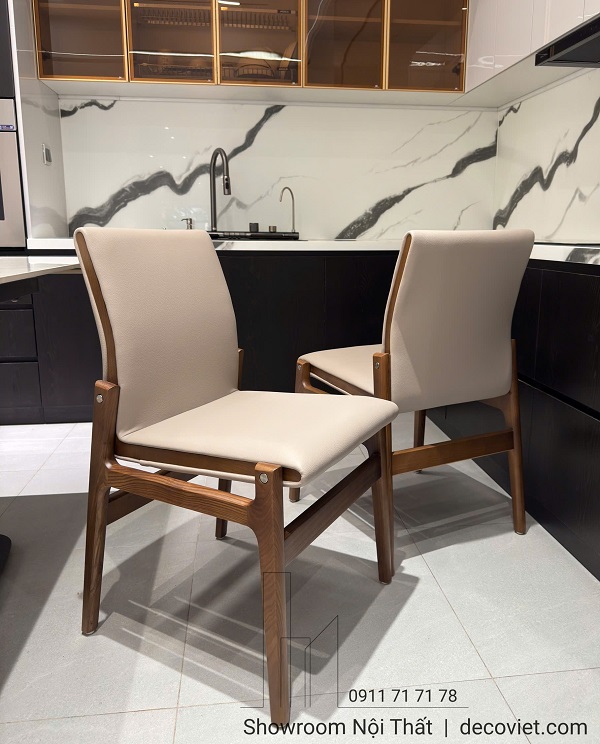 Ghế phòng ăn gỗ sồi 577S phong cách tân cổ điển