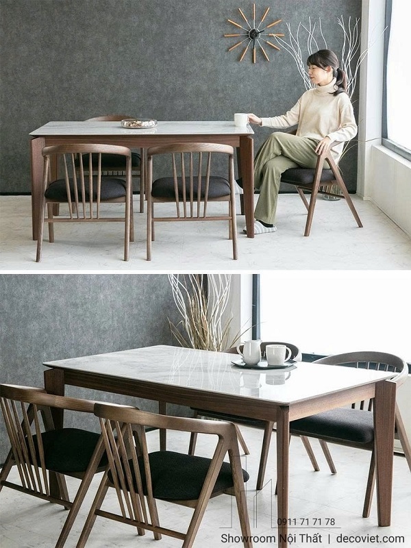 ghế ăn gia đình đẹp ngồi êm chắc chắn