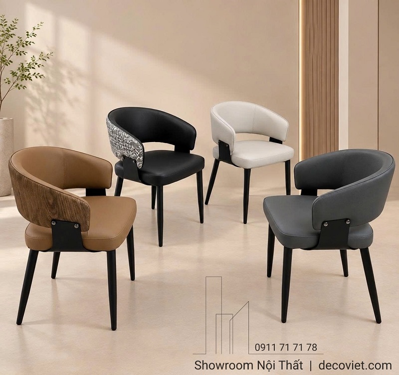 Ghế Ăn Bọc Da Nhập Khẩu 595S
