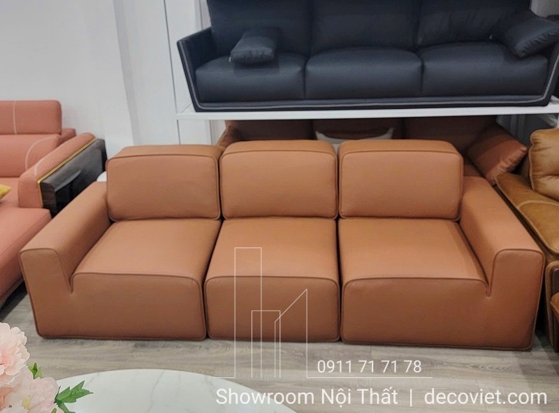 ghế sofa băng bọc da