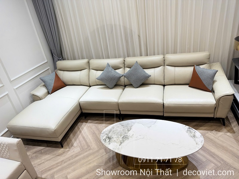 ghế sofa da bò ý