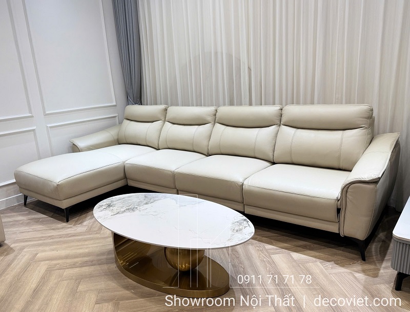 sofa da bò thật cao cấp chỉnh điện
