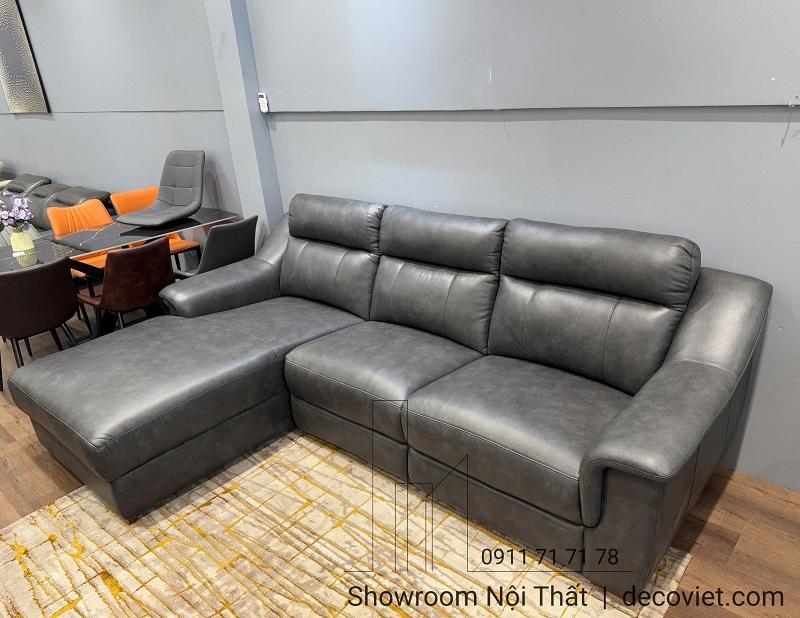 sofa da bò hiện đại