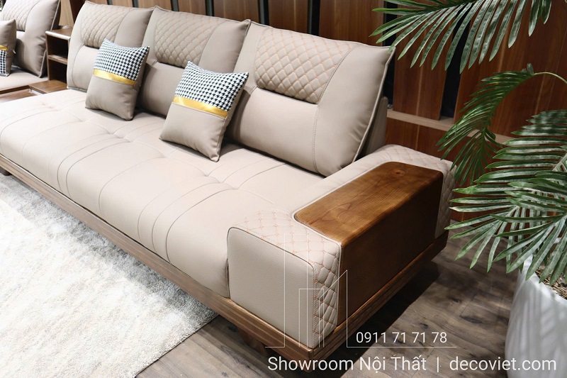 Sofa gỗ hiện đại 806T phong cách tối giản tinh tế