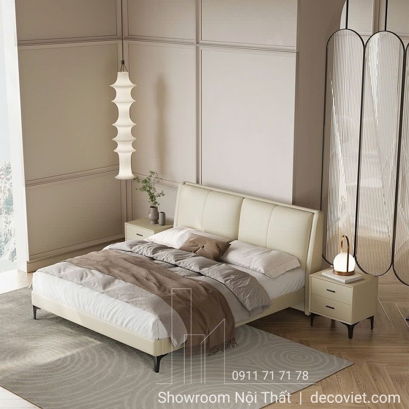 Giường Ngủ Bọc Da 107T