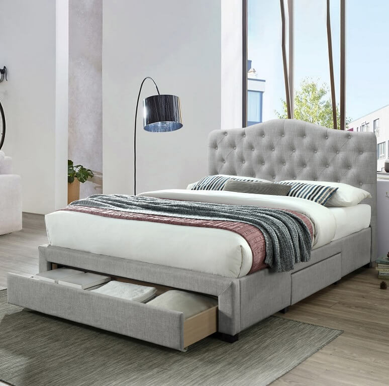 Giường Ngủ Bọc Nệm 17T