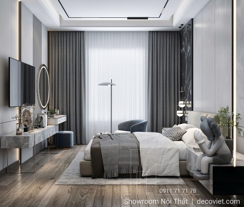 giường ngủ bọc nệm đẹp