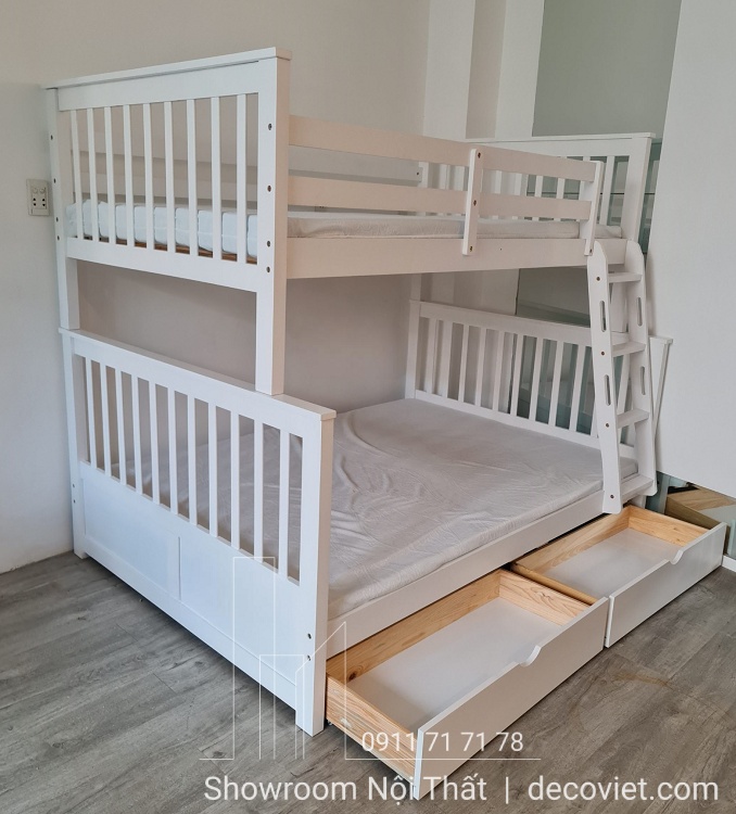 giường tầng gỗ cho bé