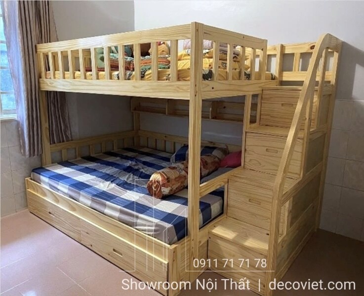 Giường Tầng Gỗ 1m8 445T