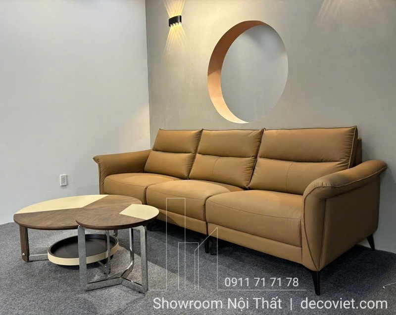 sofa băng bọc da cao cấp