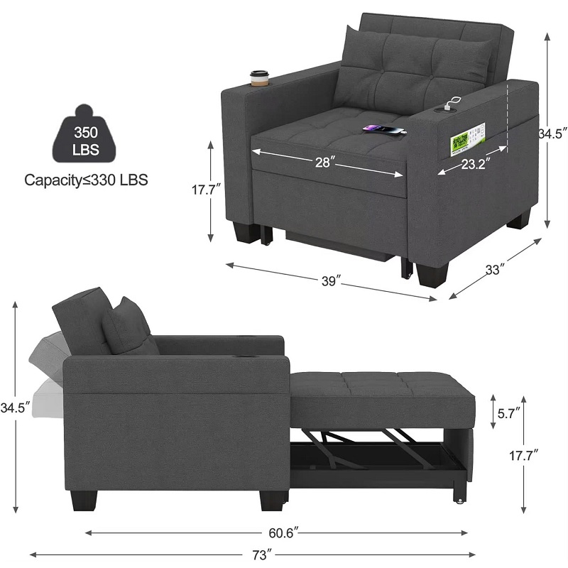 ghế sofa giường thông minh