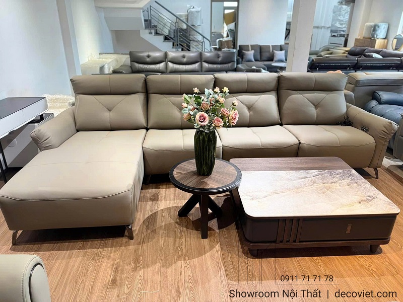 Sofa chỉnh điện 1045T ngả thư giãn êm mượt ngồi nằm thoải mái