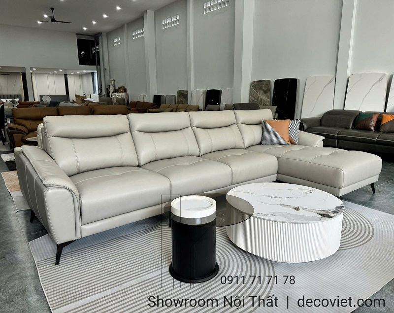 sofa da bò ý nhập khẩu cao cấp chỉnh điện