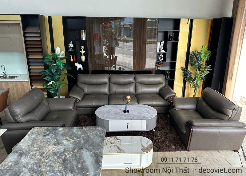 sofa da bò Ý cao cấp