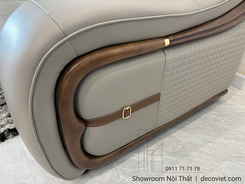 sofa da phòng khách 1150T kiểu dáng đơn giản dễ sử dụng