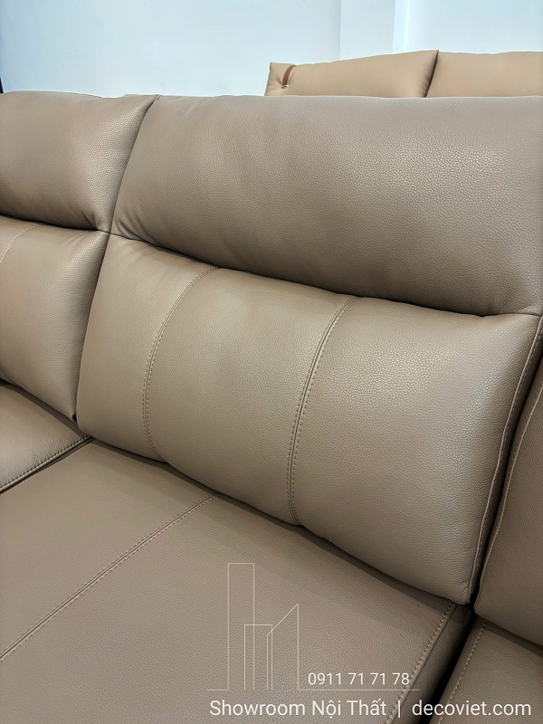 Sofa da chữ L đẹp phù hợp nhà phố và chung cư hiện đại