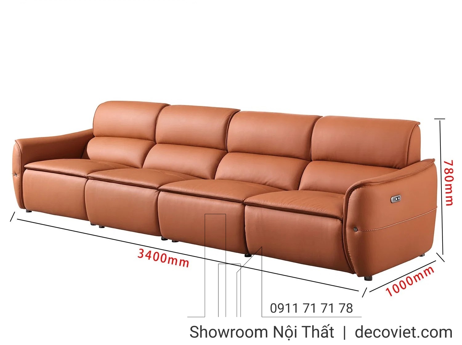 Ghế Sofa Chỉnh Điện Hiện Đại 