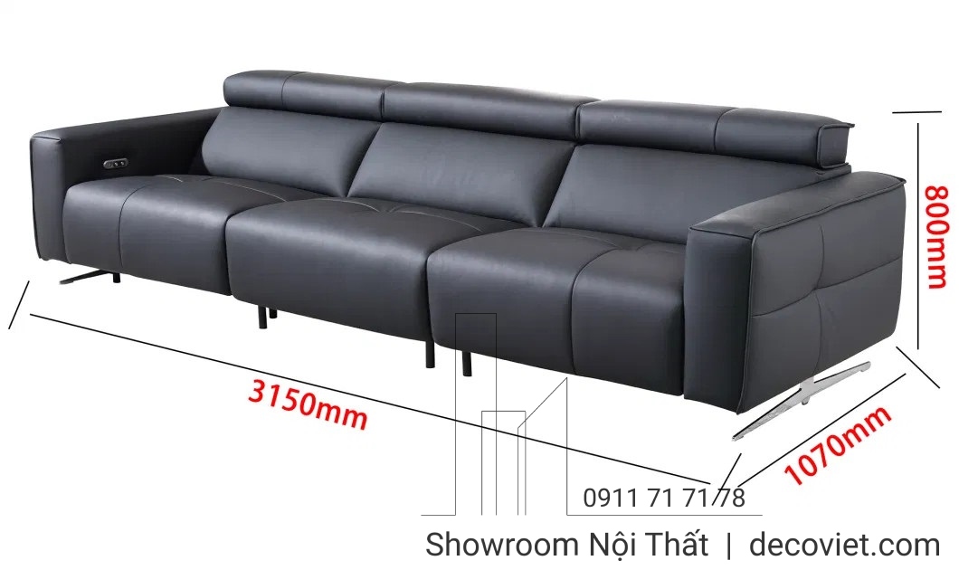 Ghế Sofa Thư Giãn Chỉnh Điện 