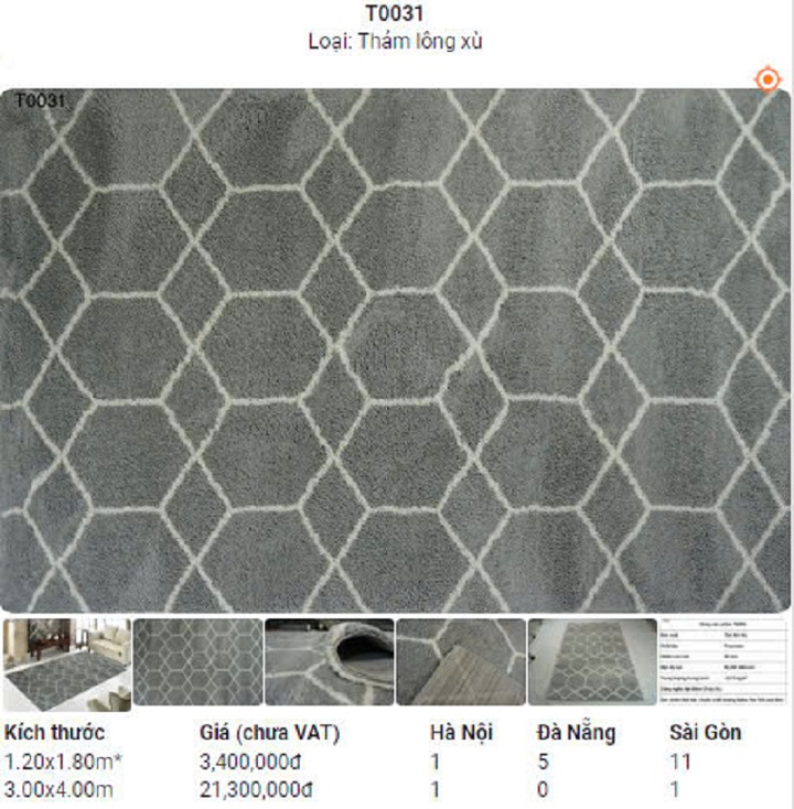 Thảm Sofa Trải Bàn 