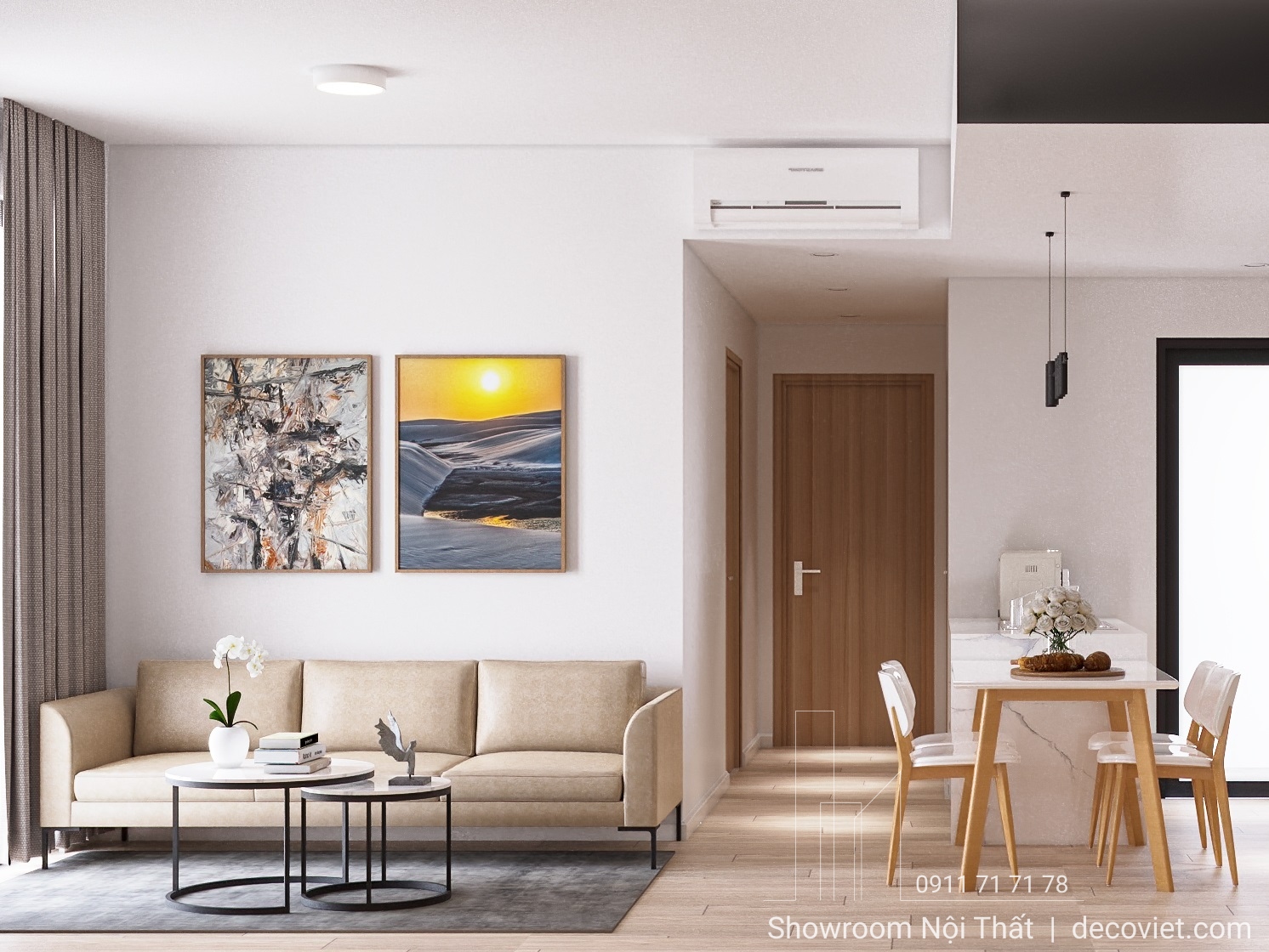 Thiết Kế Căn Hộ Lumiere Boulevard 2 Phòng Ngủ