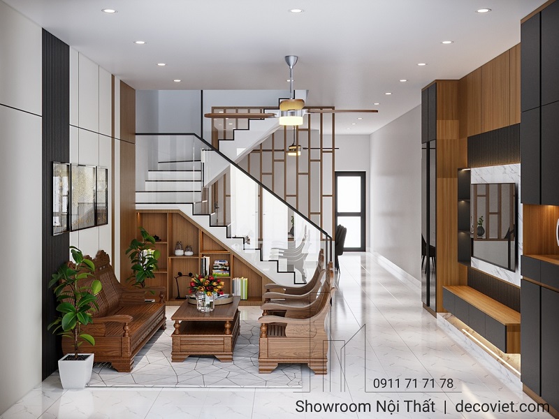Thiết Kế Nhà Phố 5 Phòng Ngủ Tại Bình Dương
