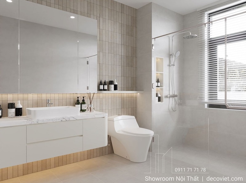 nội thất wc nhà phố hiện đại