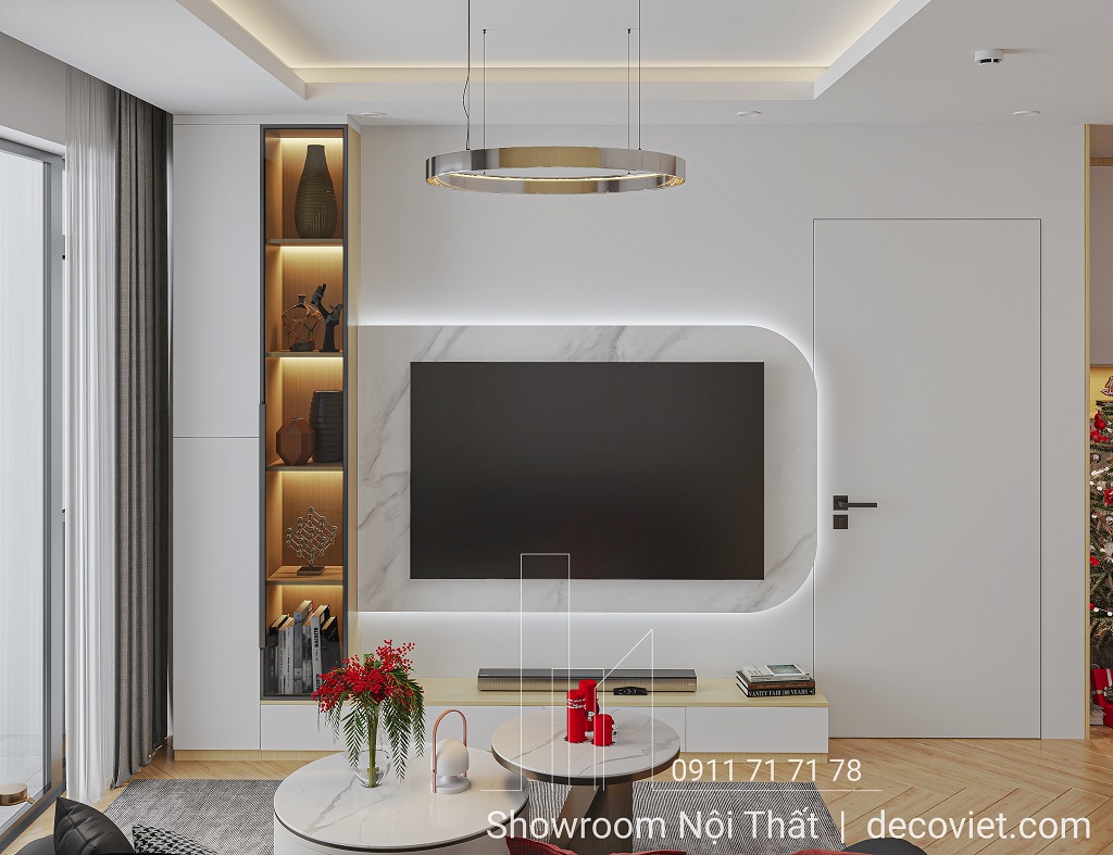 Thiết kế nội thất phòng khách hiện đại