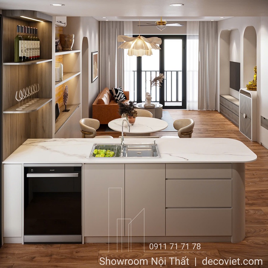 thiết kế thi công nội thất căn hộ cao cấp