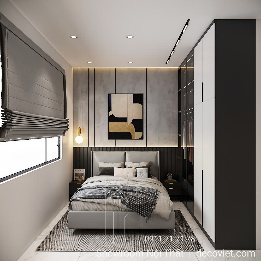 thiết kế nội thất phòng ngủ tiện nghi
