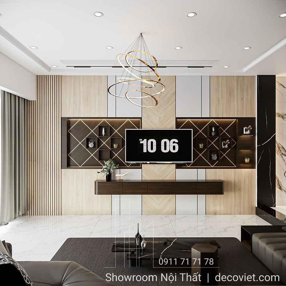 thiết kế nội thất phòng khách nhà phố