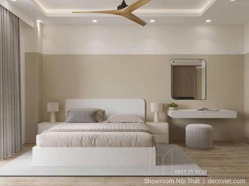 thiết kế phòng ngủ khách nhà phố bình dương