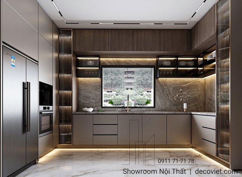 tủ bếp gỗ cao cấp