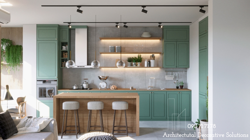 Tủ Bếp Gỗ Giá Rẻ 404S