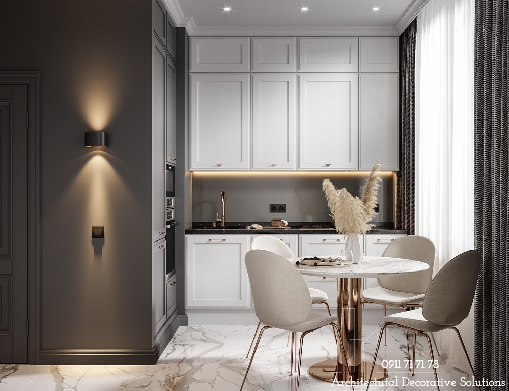 Tủ Bếp Gỗ Cao Cấp 448S