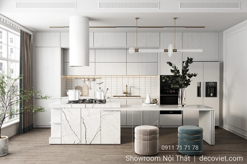 thiết kế thi công tủ bếp