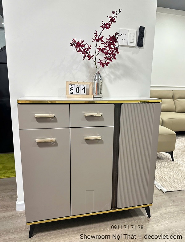 tủ giày 3 cánh đẹp, phù hợp với mọi không gian